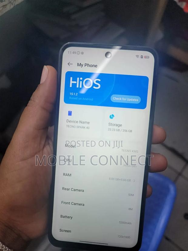 Tecno Spark 40 256 GB Black - thumbnail 2