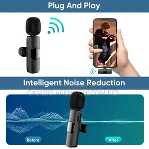 Wireless Lapel Lavalier Microphone for Youtube Livestream Content
