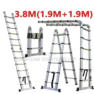 Double Telescopic Ladder 3.8m