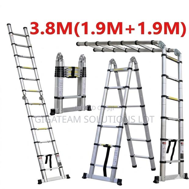 Double Telescopic Ladder 3.8m