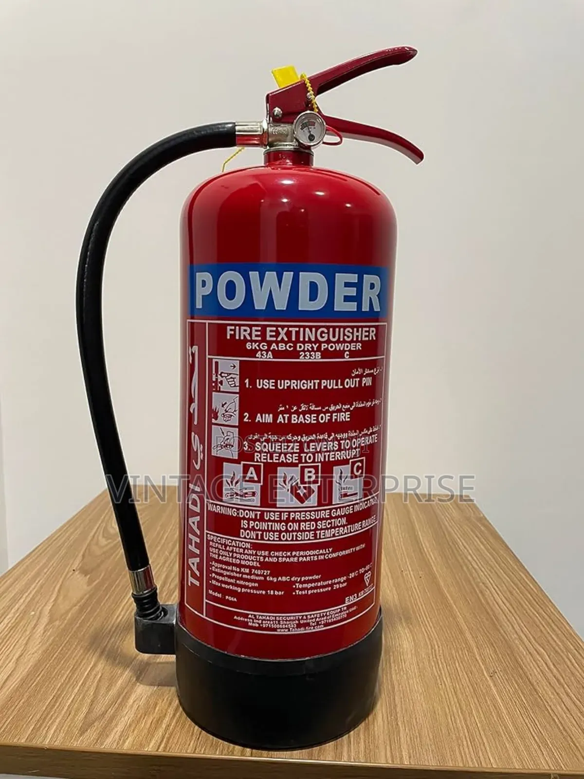 6 Kg Fire Extinguisher Dry Powder;