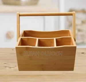 Portable Countertop/Kitchen Cutlery Organizer With Handle..