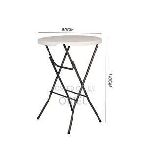 Home Dining Table; Home Essentials White Foldable Table