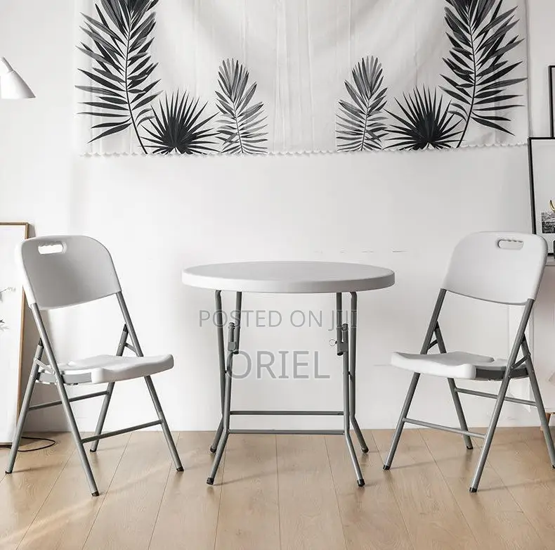 Home Dining Table; Home Essentials White Foldable Table