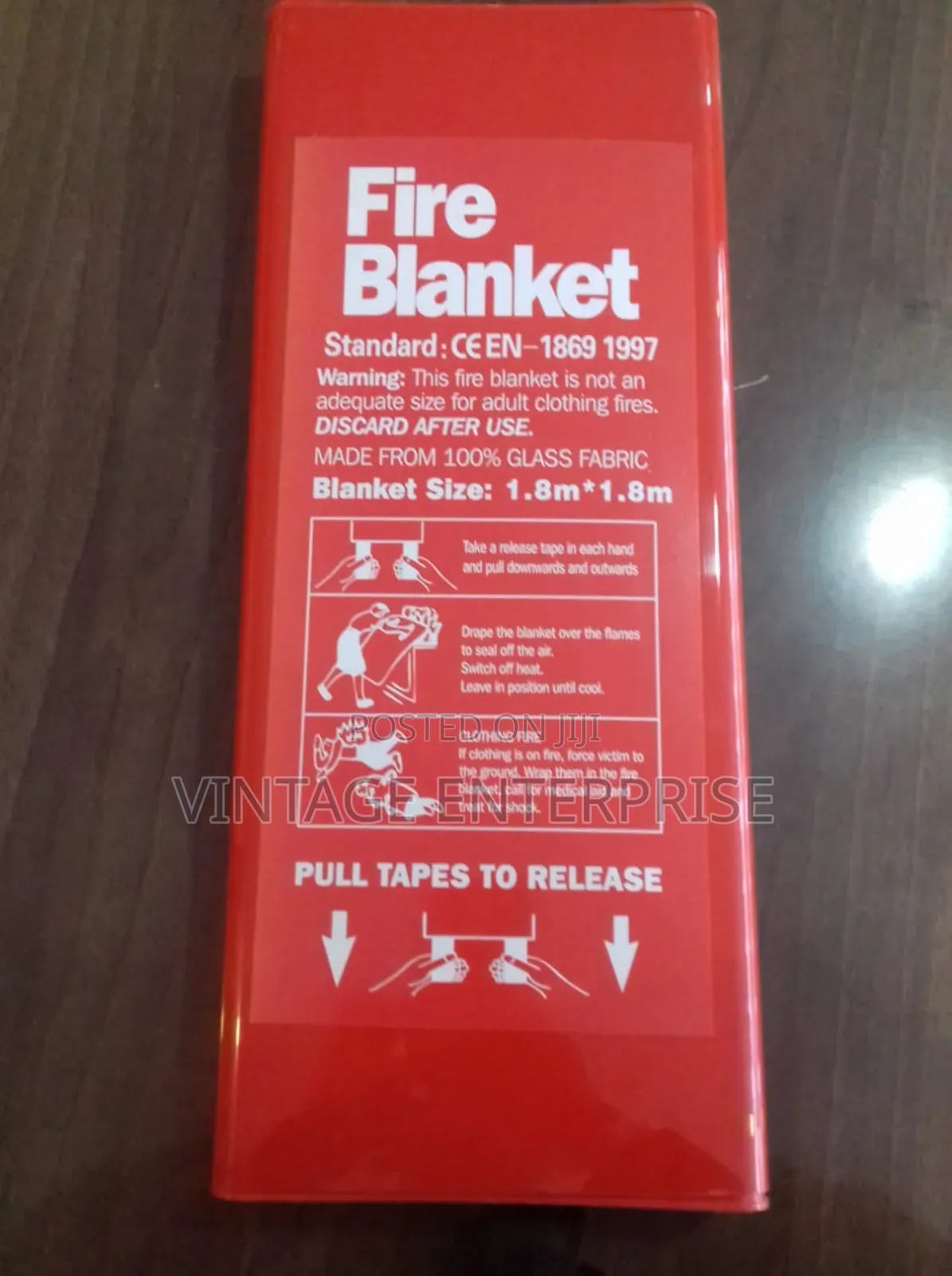 Fire Blanket 1.8m By 1.8m
