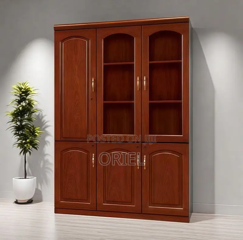 Office Cabinets; Classic Mahogany Office Document Storage Cabinet