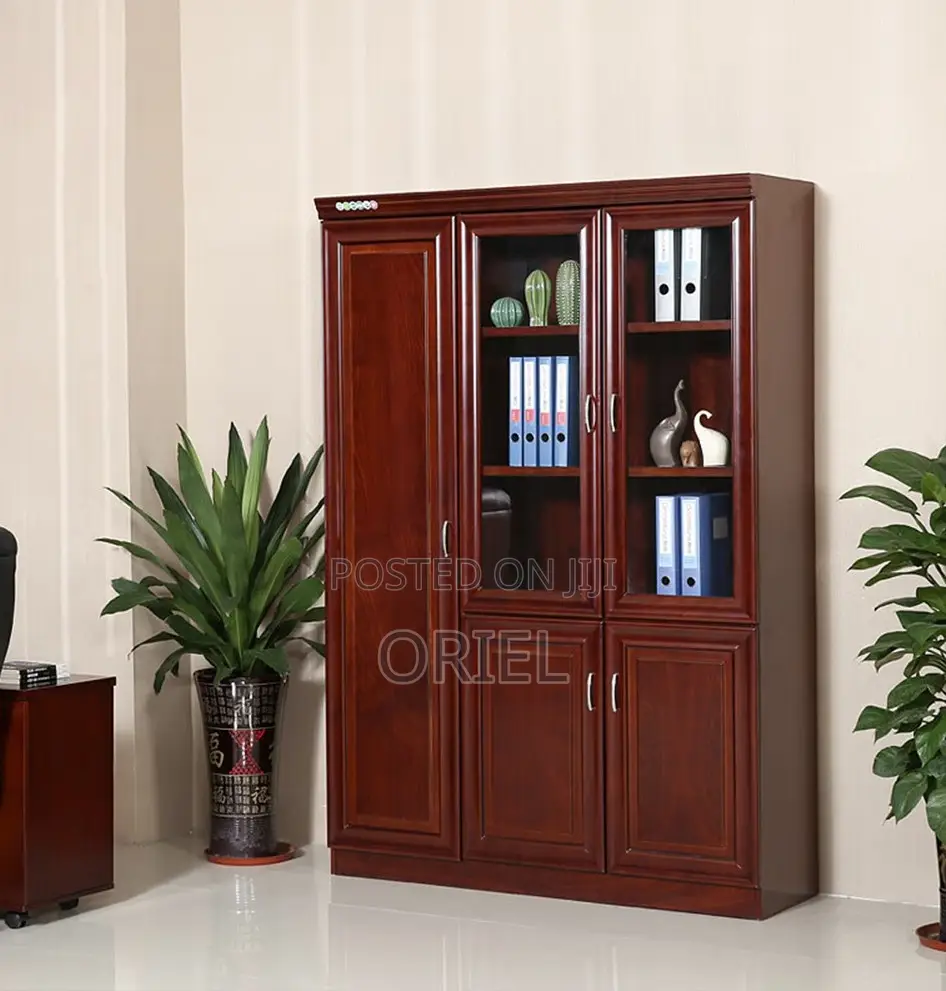 Office Cabinets; Classic Mahogany Office Document Storage Cabinet