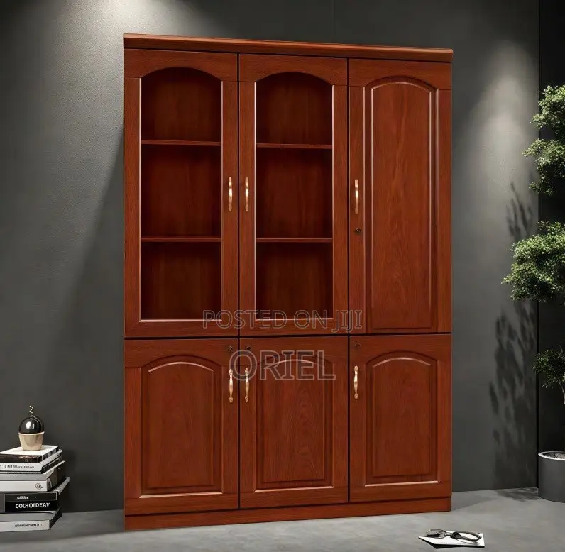 Office Cabinets; Classic Mahogany Office Document Storage Cabinet