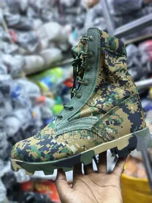 Camouflage Siwar Tactical Military Boots, Training Boots, Hiking Boot