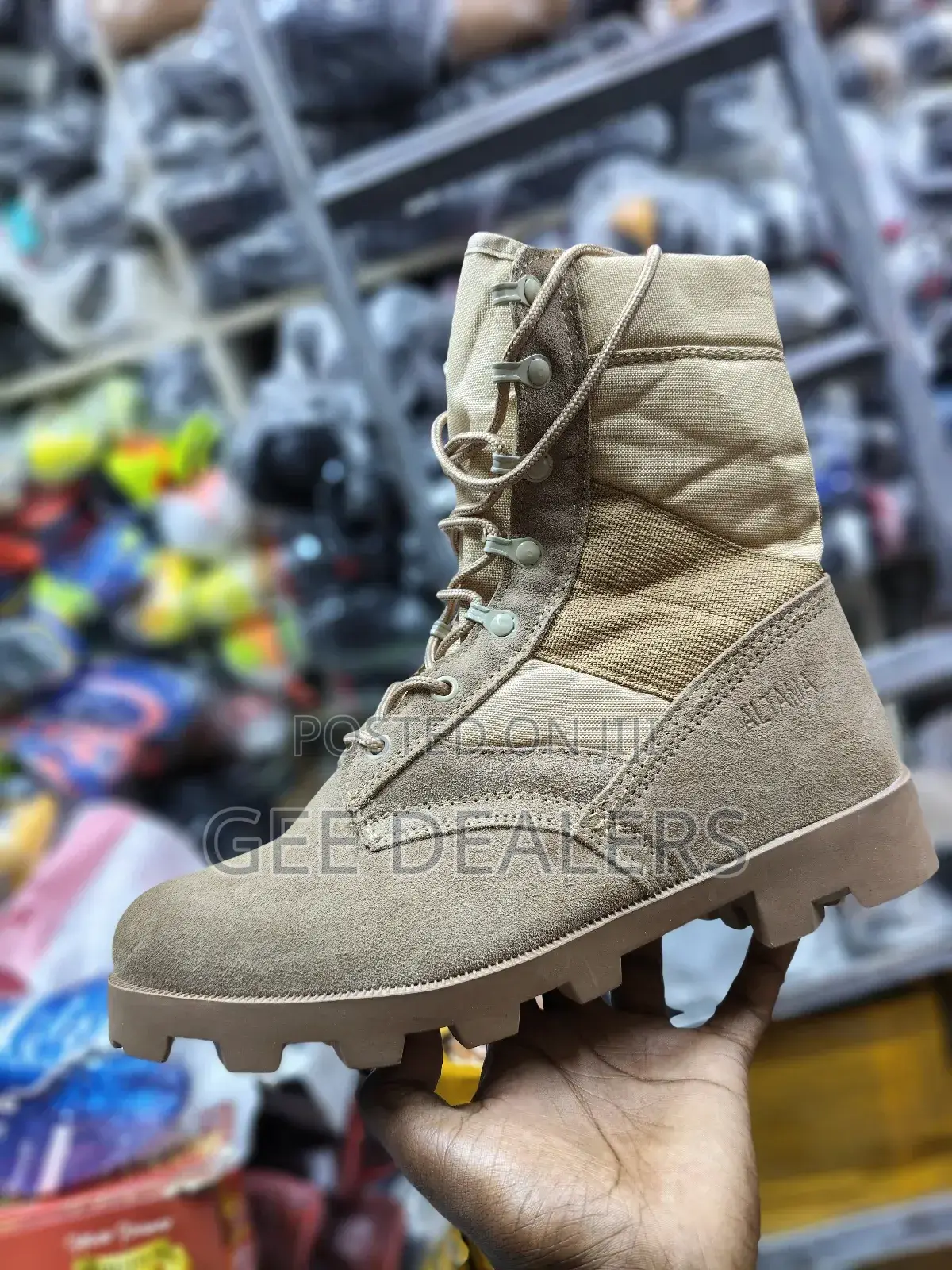 Brown Tactical Boots, Altama Boots, Police Shoes