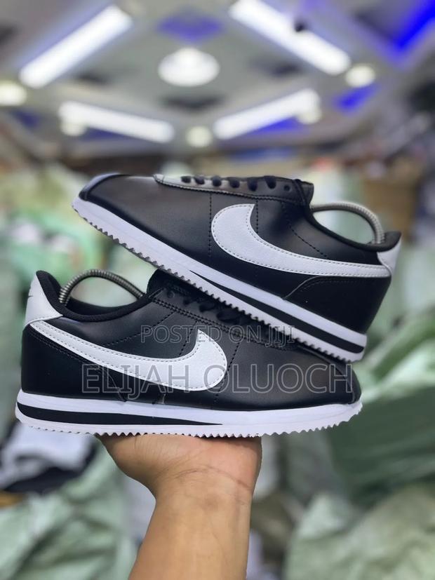 Nike Cortez Black White 🔥Quality 👌🏽Size 38-45 - thumbnail 3