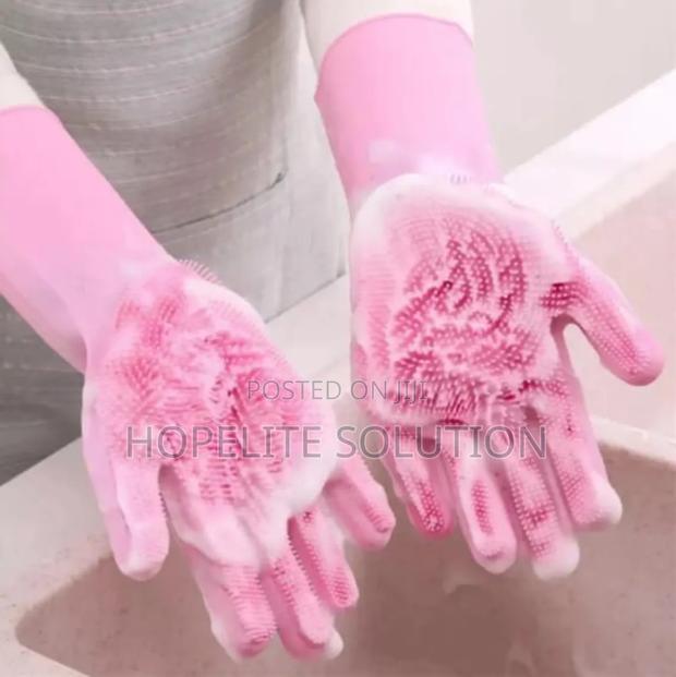 Reusable Silicone Wash Gloves - thumbnail 2