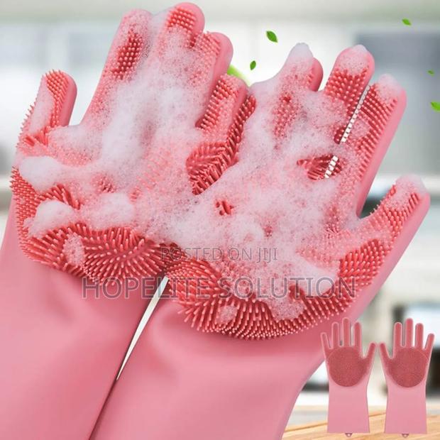 Reusable Silicone Wash Gloves - thumbnail 3