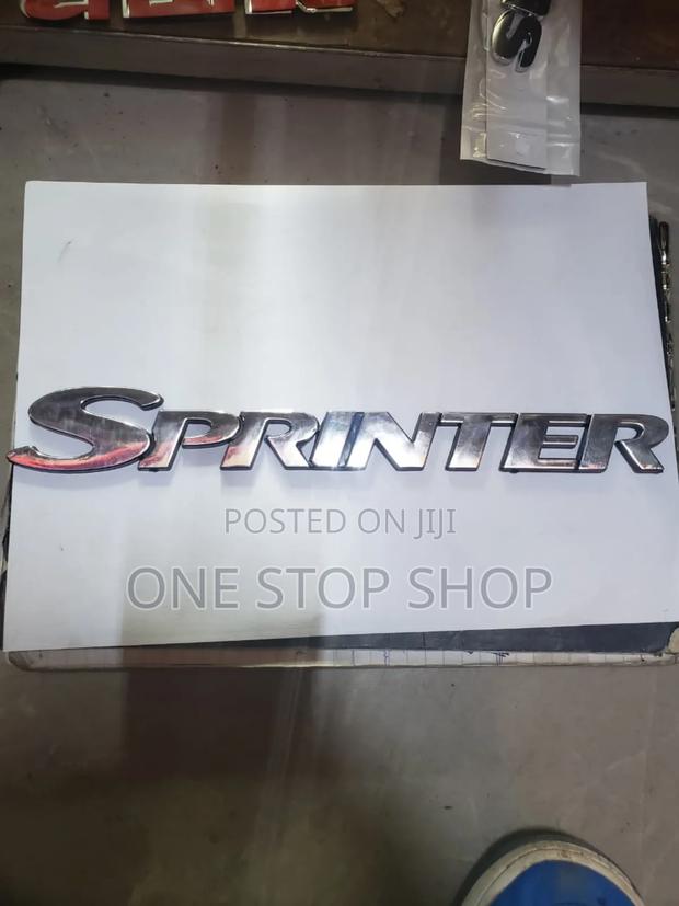 Sprinter Boot Letter Emblem Badge - main view