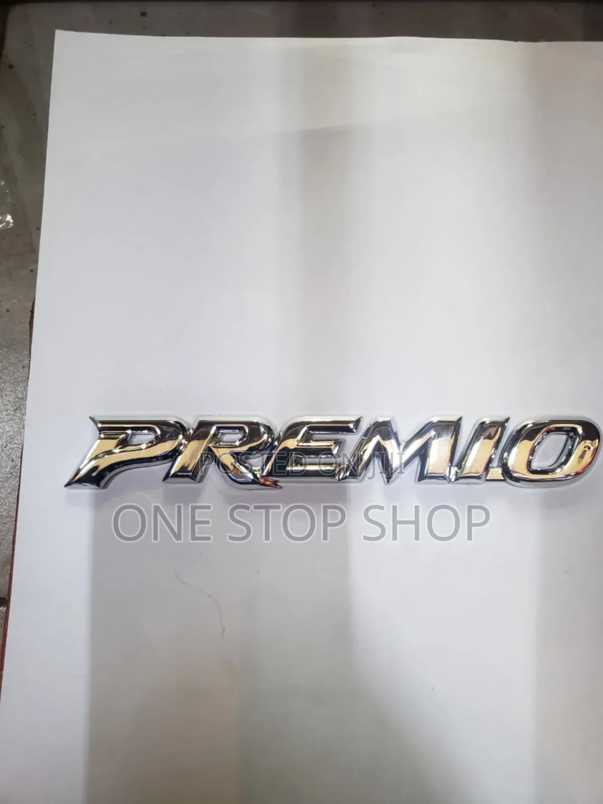 Premio Boot Letter Emblem Badge