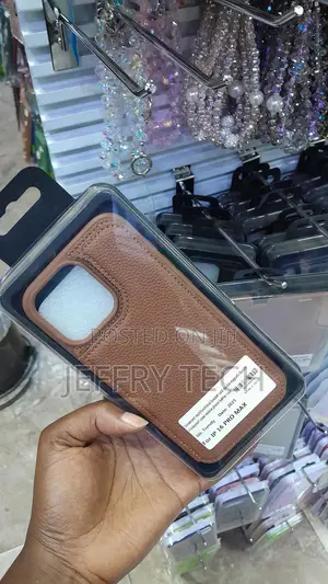 Lemay Compatible With iPhone 16 Pro Max Smooth Pu Leather Back Case