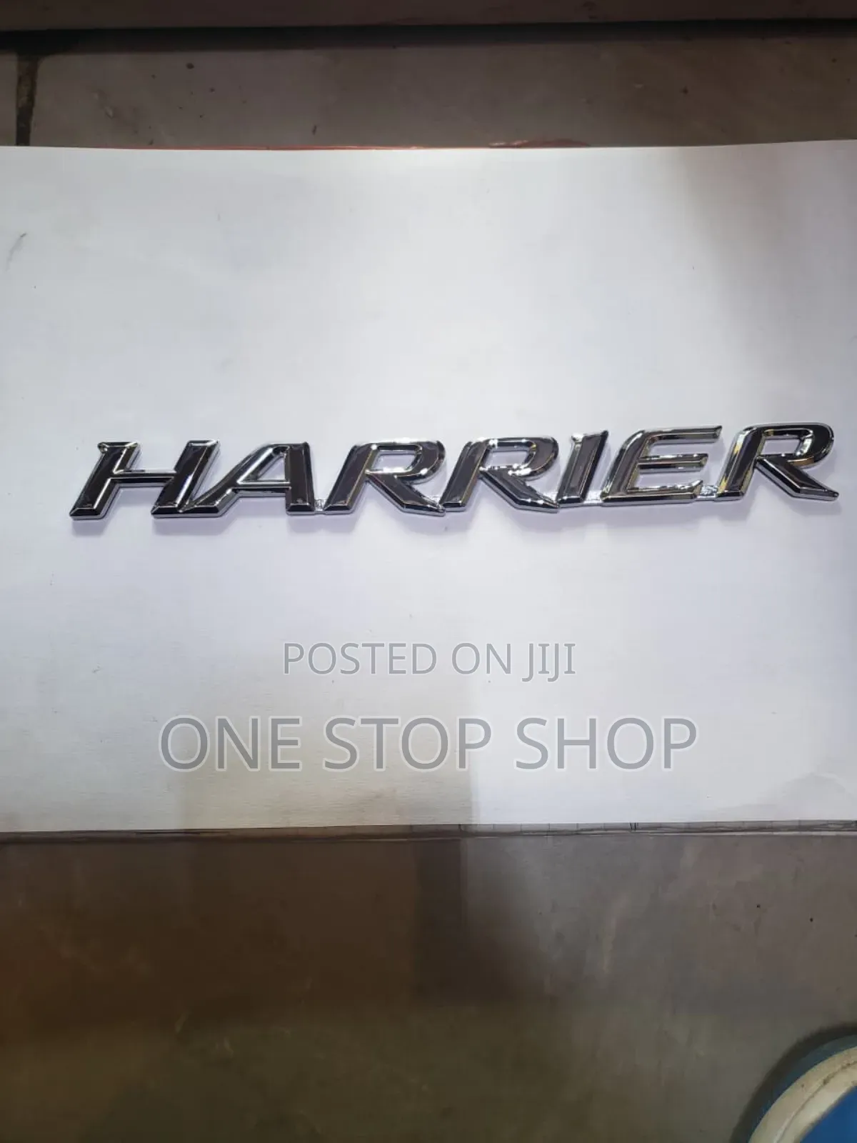 Harrier Silver Decal Emblem Sticker Badge