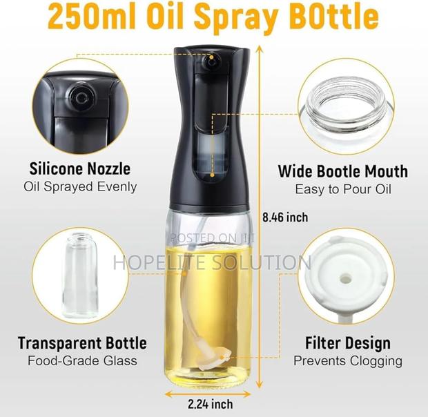 240ml Oil Spray Glass Bottle - thumbnail 2