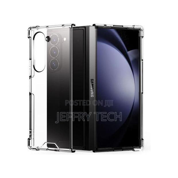 Galaxy Z Fold 6 Case Clear, Ultra Thin Hard Pc Back Soft Tpu Bumper - main view