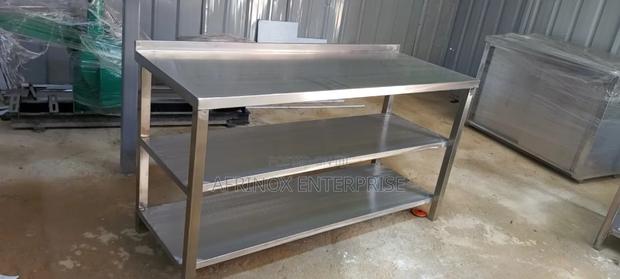 Worktop Table, Size 1800*600*850mm. Stainless Steel Working Table