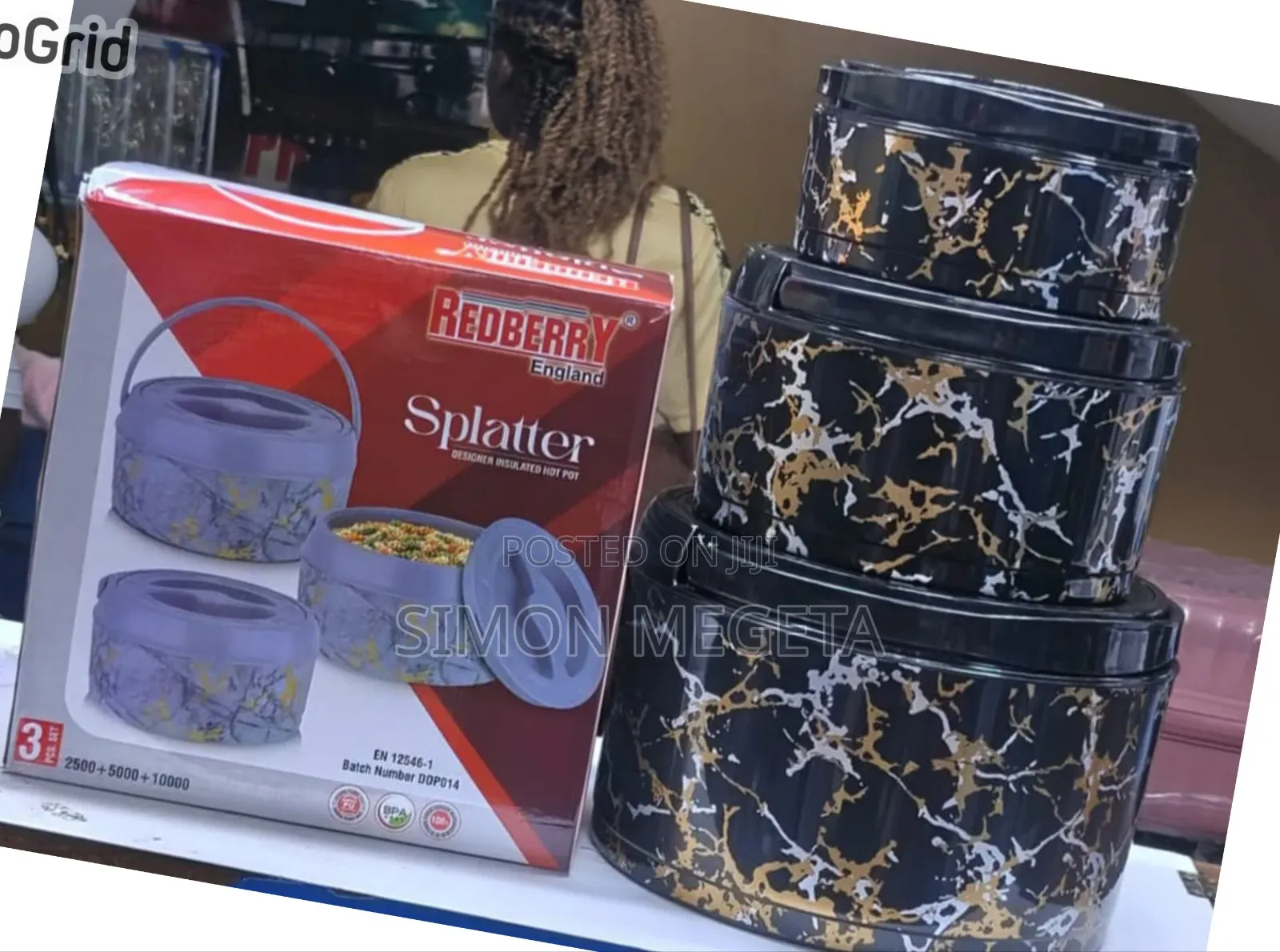 3 Piece Splatter Hot Pots Big Size