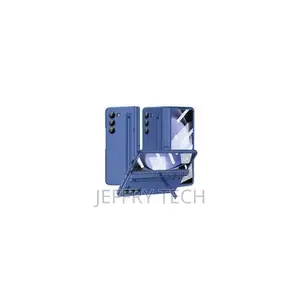 Blue Leather Case With Stylus Pen Fold 6