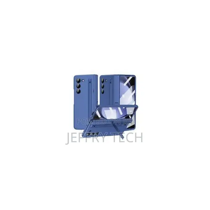 Blue Leather Case With Stylus Pen Fold 6
