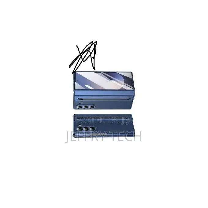 Blue Leather Case With Stylus Pen Fold 6