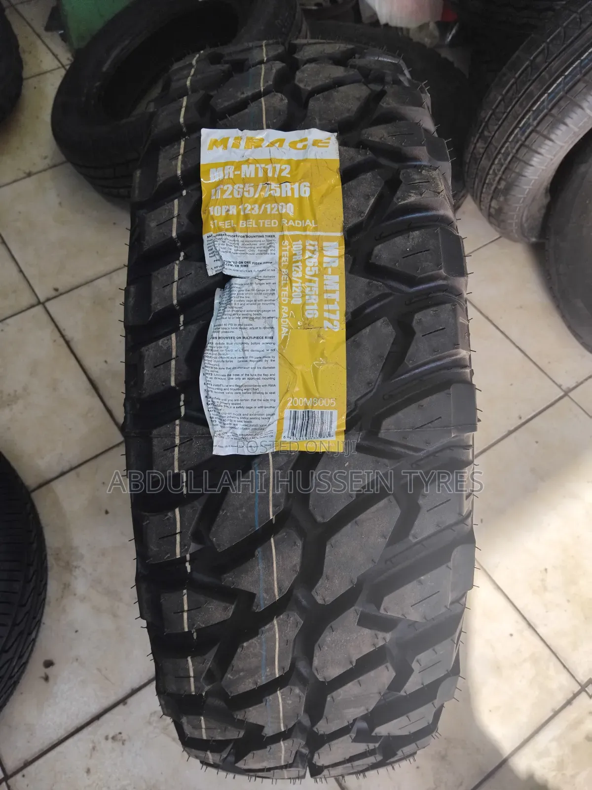 265/75 R16 Mirage 10pr