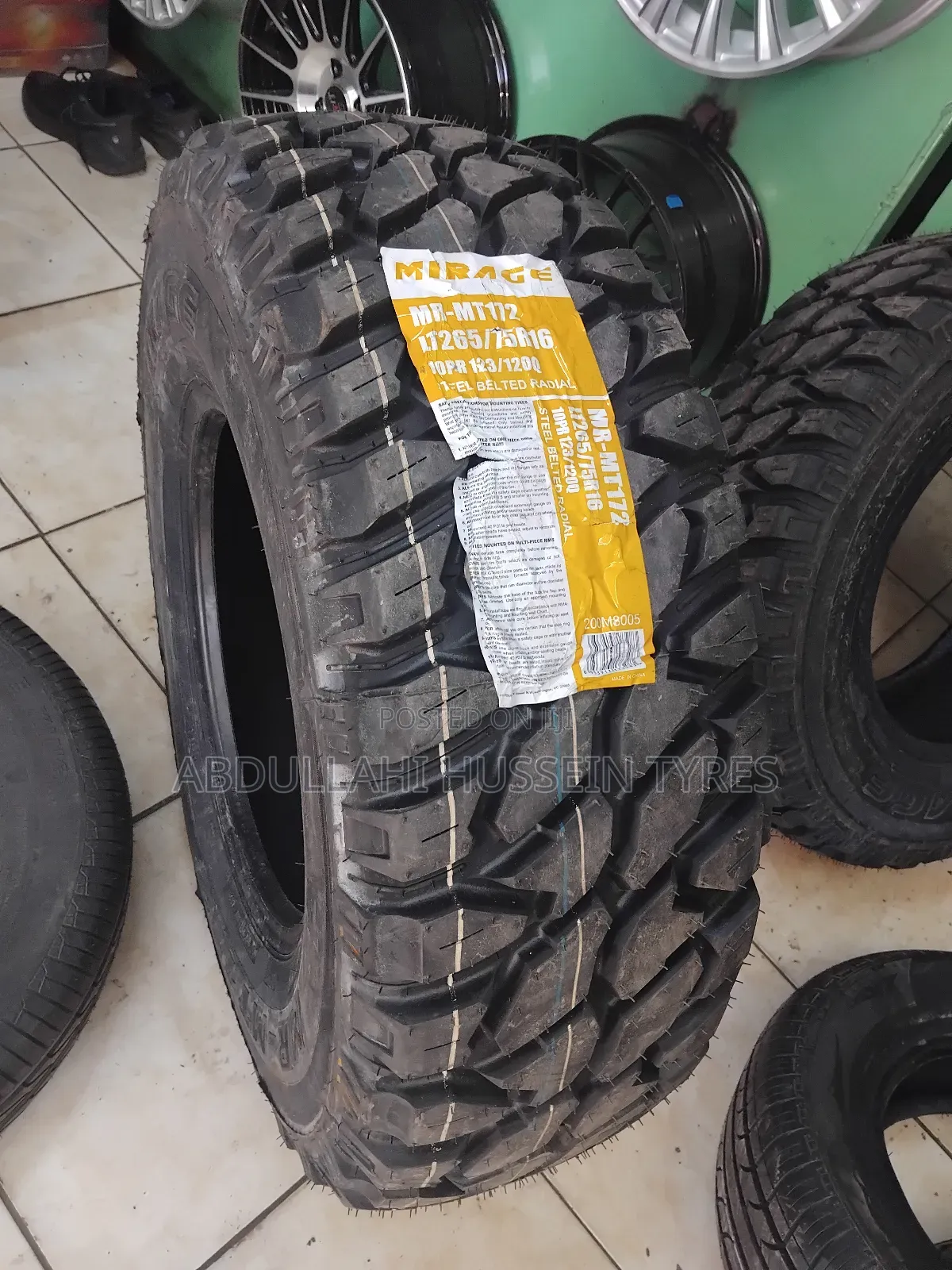 265/75 R16 Mirage 10pr