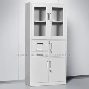 Office Cabinet;2-door Metal Lockable With Safe Office Filling Cabinet