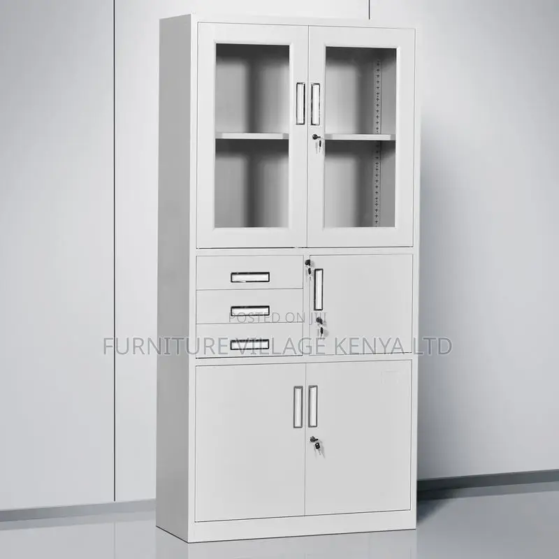 Office Cabinet;2-door Metal Lockable With Safe Office Filling Cabinet