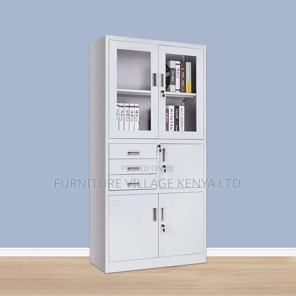 Office Cabinet;2-door Metal Lockable With Safe Office Filling Cabinet