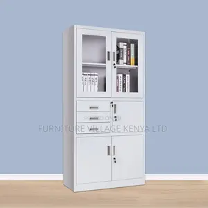 Office Cabinet;2-door Metal Lockable With Safe Office Filling Cabinet