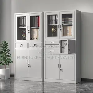 Office Cabinet;2-door Metal Lockable With Safe Office Filling Cabinet