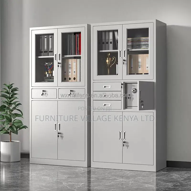Office Cabinet;2-door Metal Lockable With Safe Office Filling Cabinet