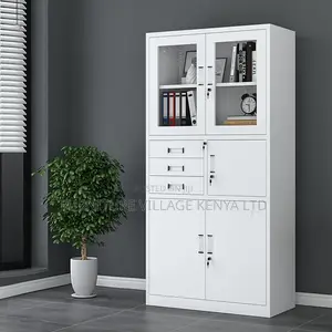 Office Cabinet;2-door Metal Lockable With Safe Office Filling Cabinet