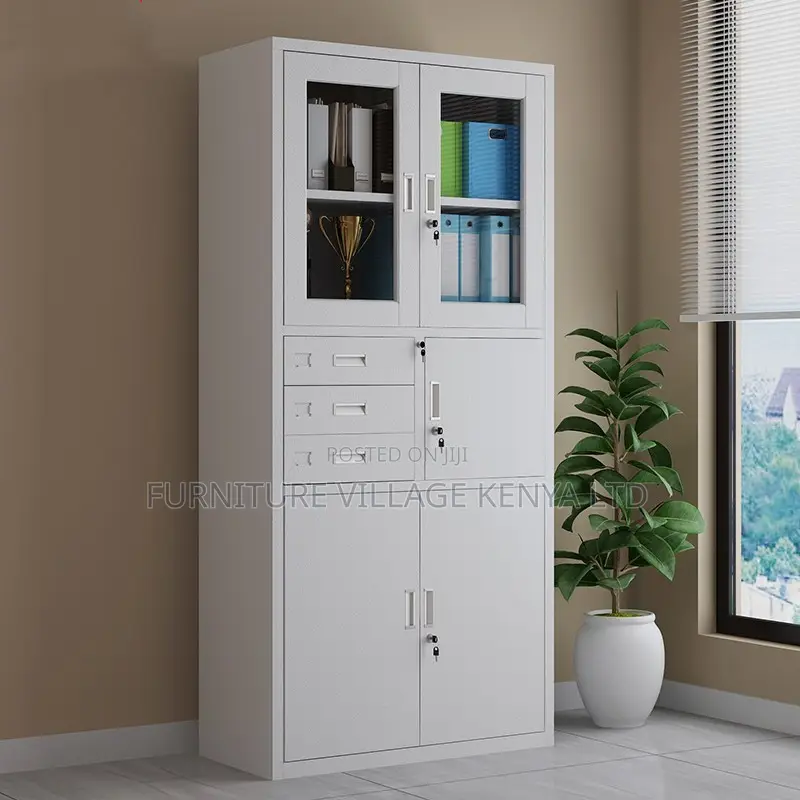 Office Cabinet;2-door Metal Lockable With Safe Office Filling Cabinet