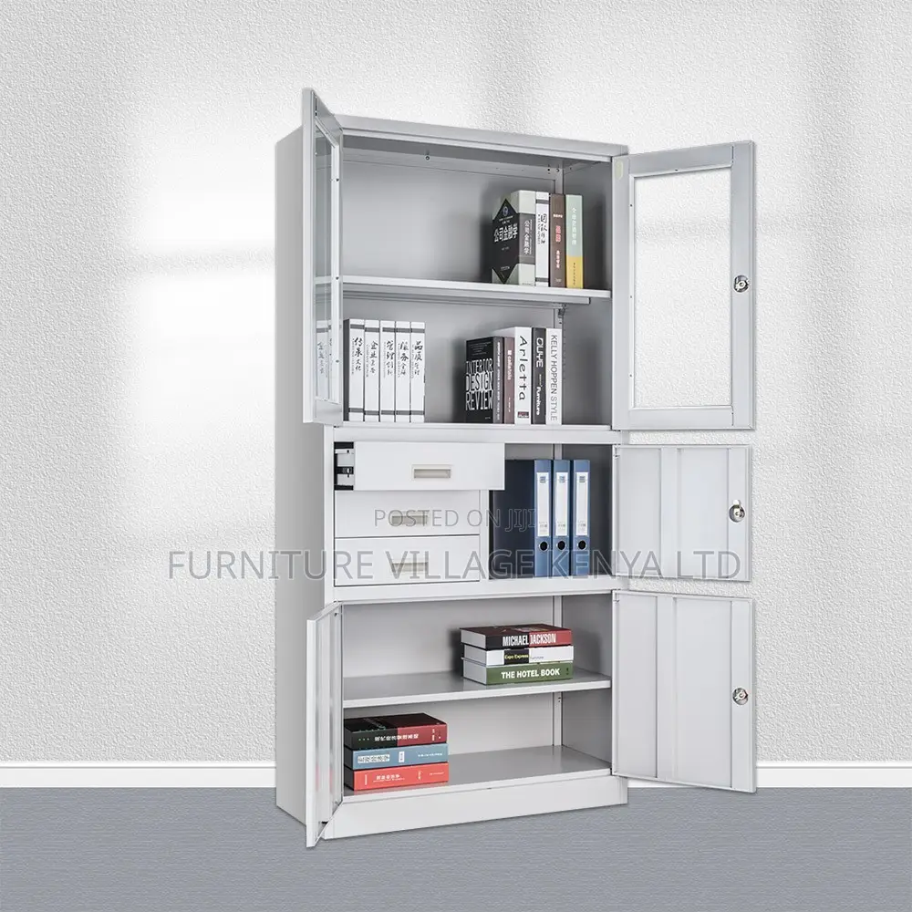 Office Cabinet;2-door Metal Lockable With Safe Office Filling Cabinet