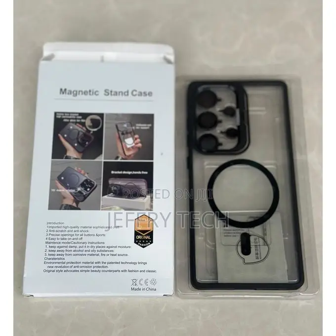 Samsung Galaxy S25 Ultra Clear Magsafe Case - Metal Luxury, Invisible