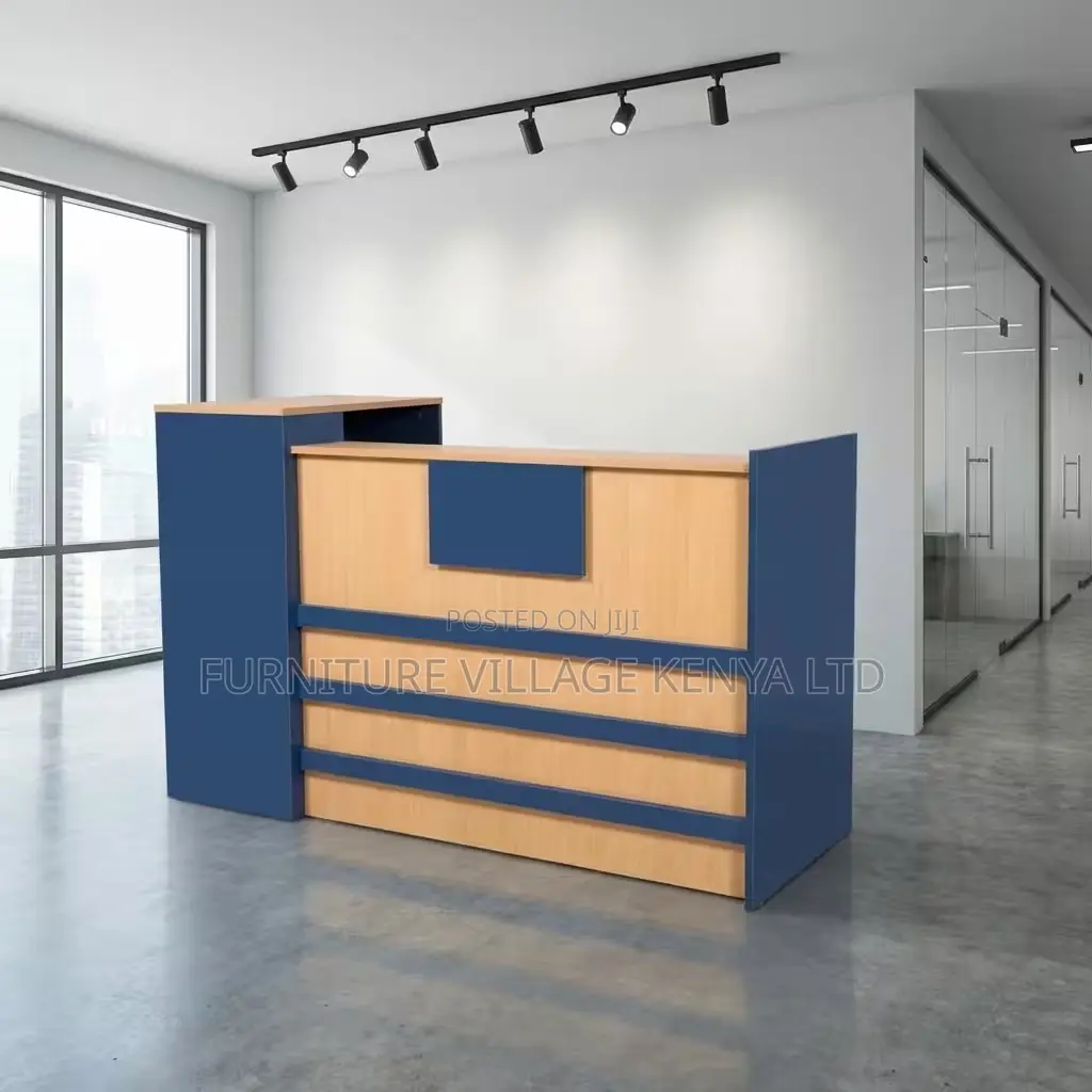 Reception Desk; 1.6m Custom Reception Counter