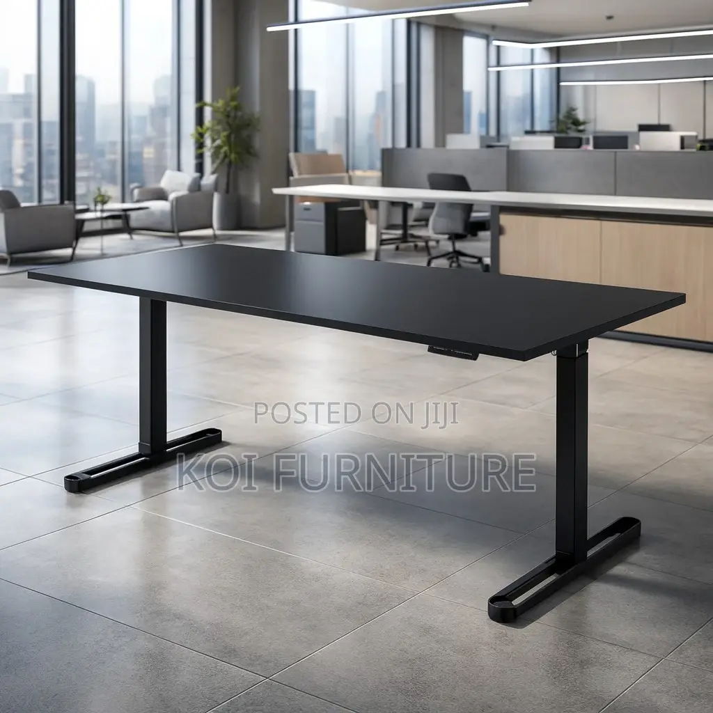 Office Desk : 1.2m Office Adjustable Standing Desk
