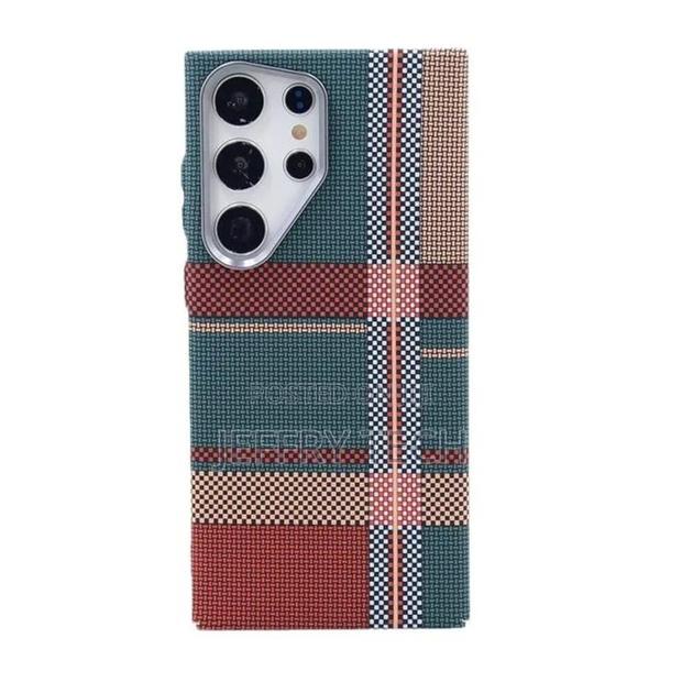 Tribal Carbon Fiber Pattern Case) Phone Wireless for Samsung S25 Ultra