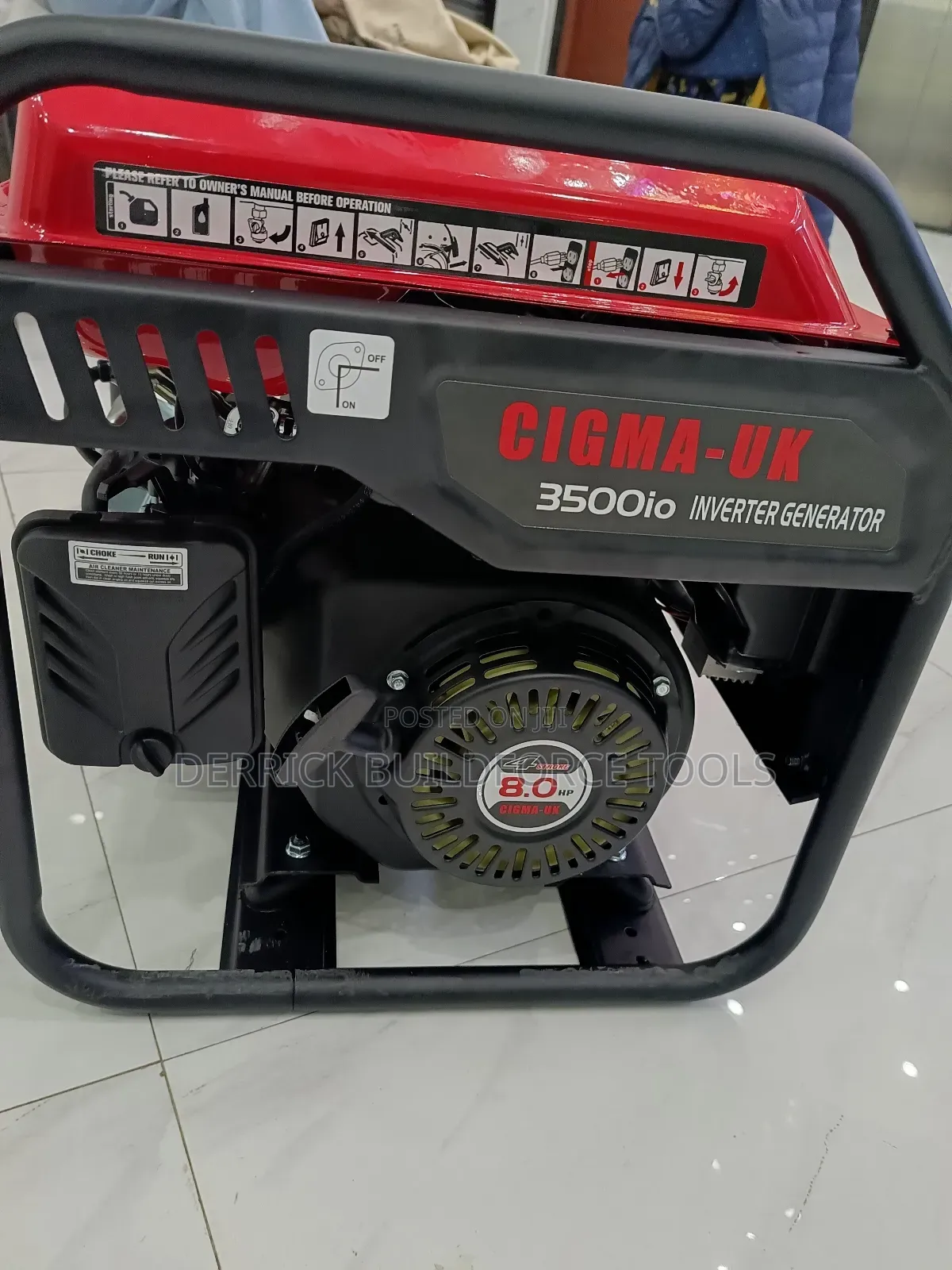 Cigma-Uk 3500io 3.5kva Gasoline Silent Inverter Generator