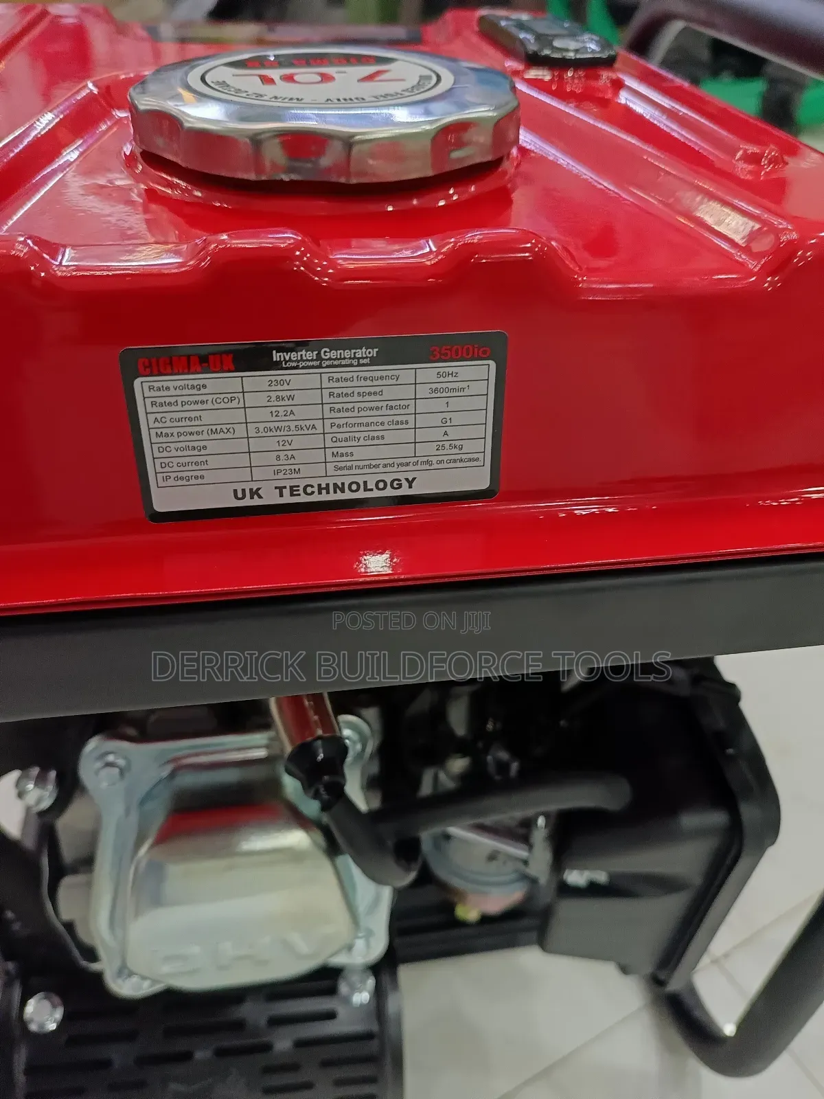 Cigma-Uk 3500io 3.5kva Gasoline Silent Inverter Generator