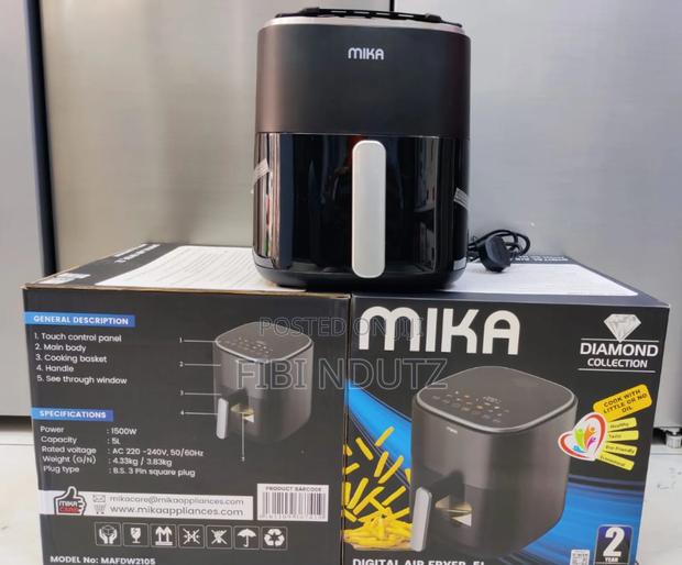 Mika Air Fryer/Digital Mika Air Fryer 5litres