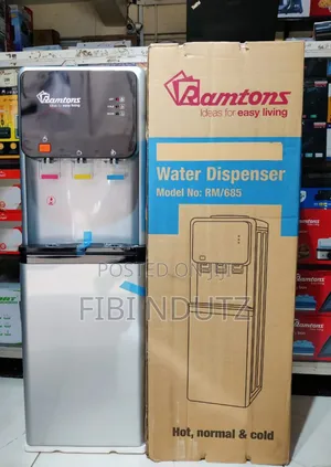 *Ramtons Dispenser 3taps Hot, Cold and Normal ,Compressor Cooling