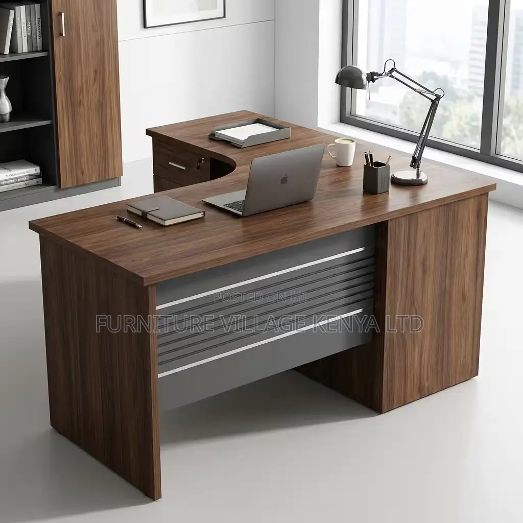 Office Desk; 140cm Curved Executive Office Desk