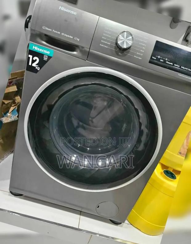 12kgs Front Load Hisense Washing Machine Available - main view