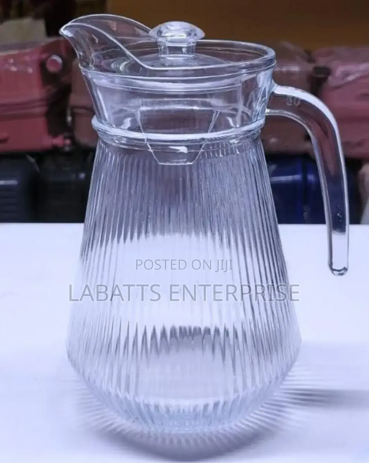 *Classic Glass Water Jug 1.3 Litres